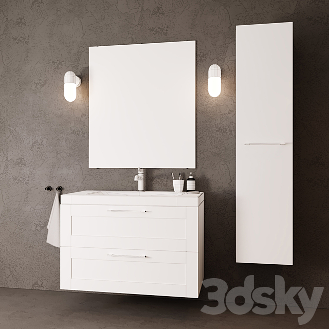 IKEA _ GODMORGON 3DS Max Model - thumbnail 3