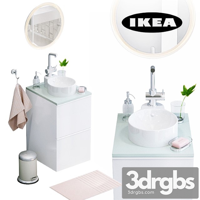 Ikea Godmorgon Gutviken Ikea  Godmorgon Gutviken 3dsmax Download - thumbnail 1