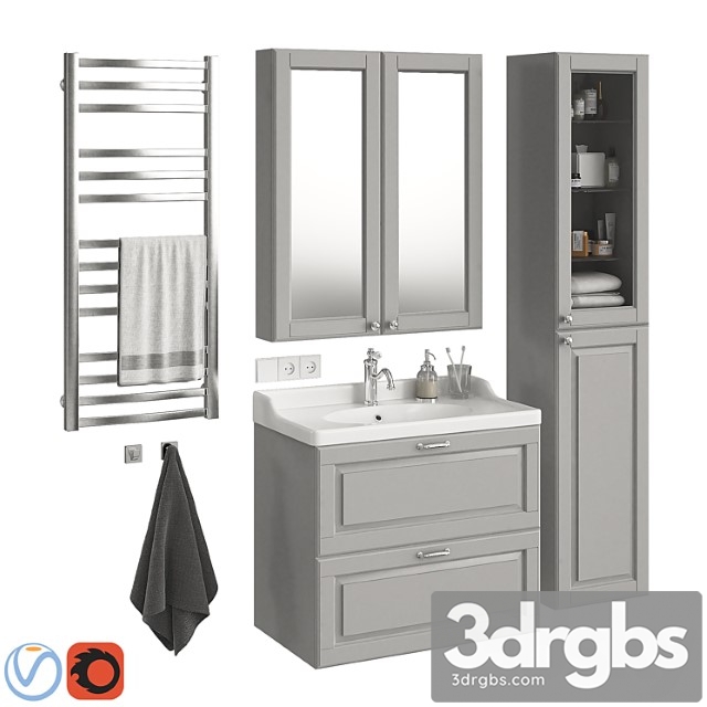 Ikea Godmorgon Set 6 3dsmax Download - thumbnail 1