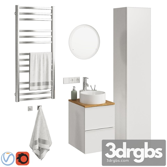 Ikea Godmorgon Set 9 3dsmax Download - thumbnail 1