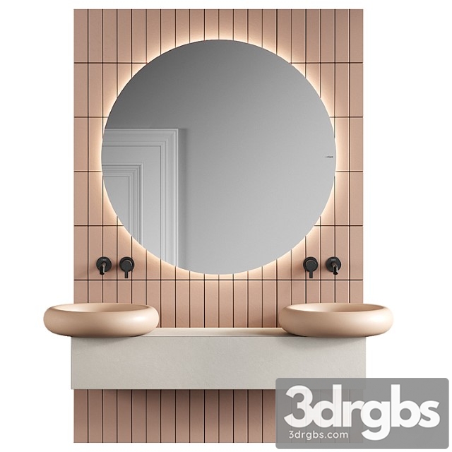 Inbani Ease Vanity Unit Set 1 3dsmax Download - thumbnail 1