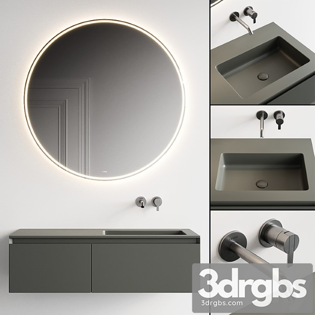 Inbani strato vanity unit set 6 - thumbnail 1