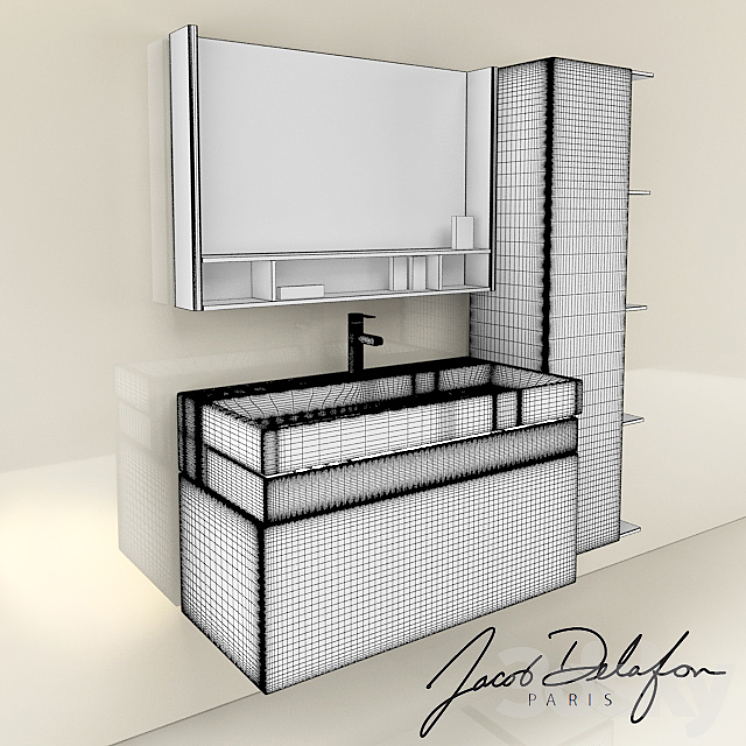 Jacob Delafon Terrace 1000 3DS Max - thumbnail 2