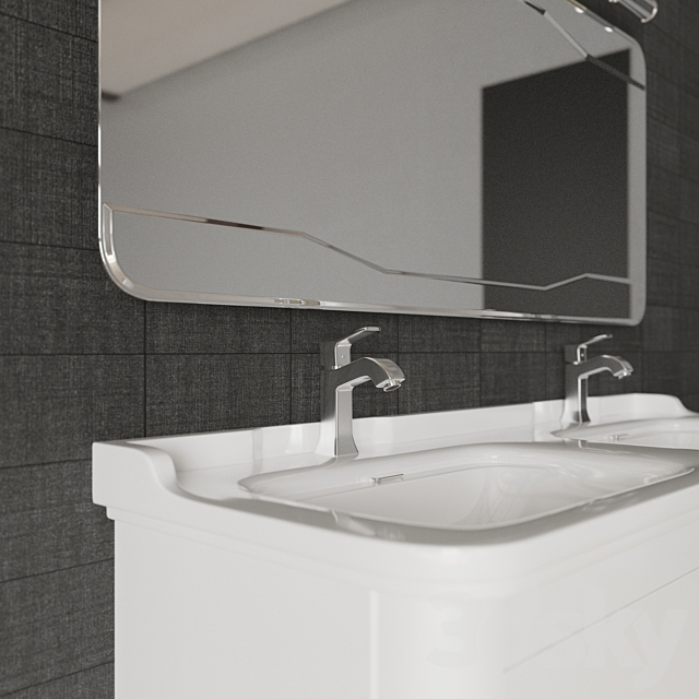 Kerasan Waldorf 150 Grohe 3ds Max - thumbnail 2