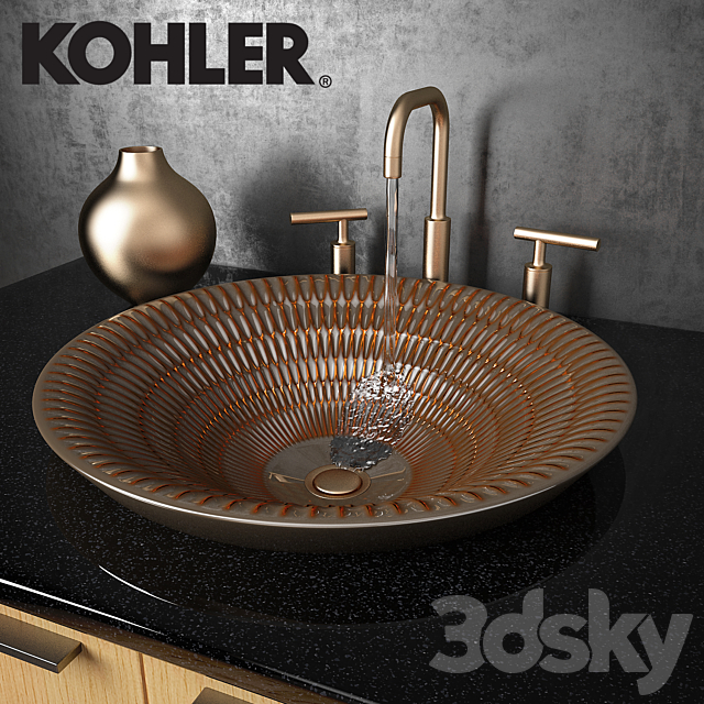 KOHLER Derring + Jute + Purist 3DS Max Model - thumbnail 1