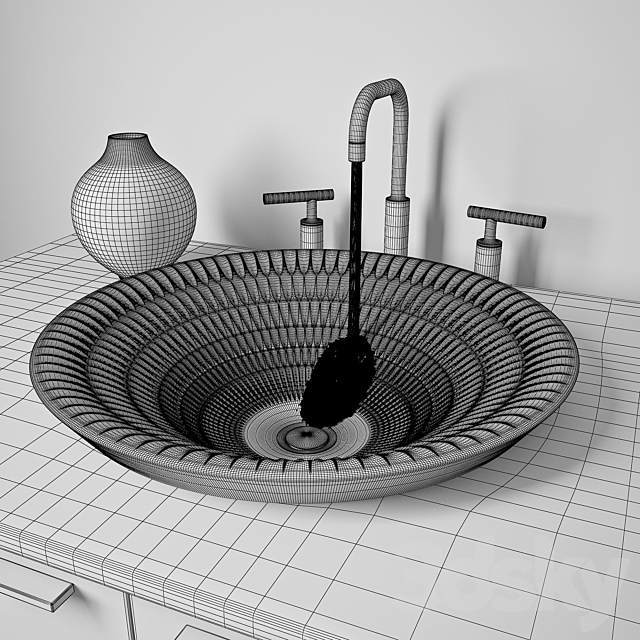 KOHLER Derring + Jute + Purist 3DS Max Model - thumbnail 3