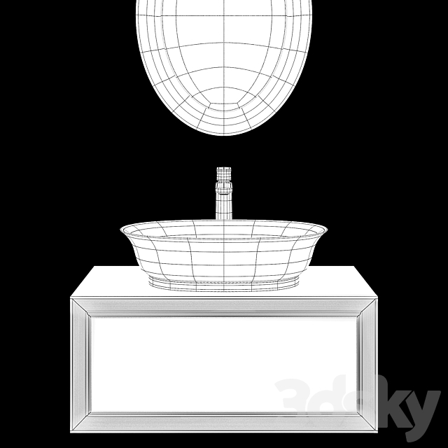 Laufen THE NEW CLASSIC washbasins 3DS Max Model - thumbnail 5