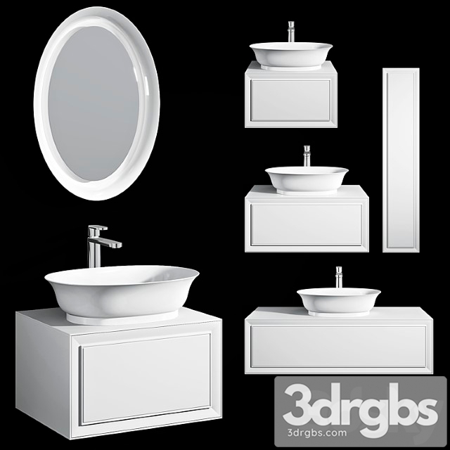 Laufen The New Classic Washbasins 3dsmax Download - thumbnail 1