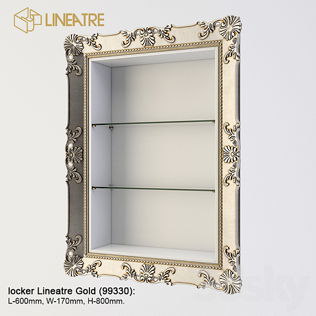 locker Lineatre Gold (99330) 3ds Max - thumbnail 2