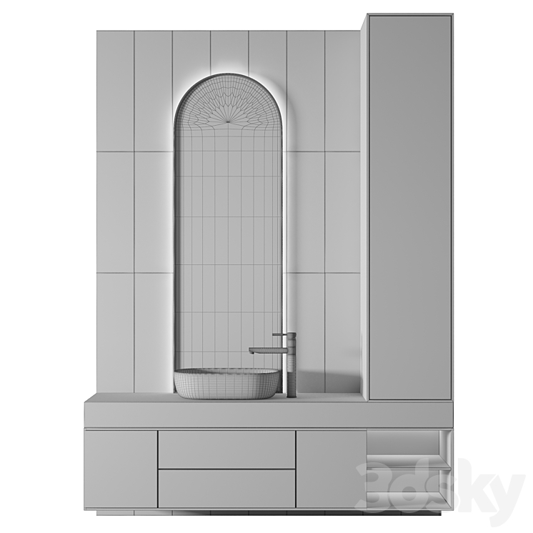 Luxury Bathroom 124 3DS Max - thumbnail 2