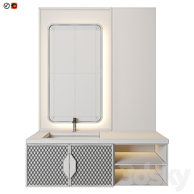 Luxury Bathroom 15 3ds Max - thumbnail 2