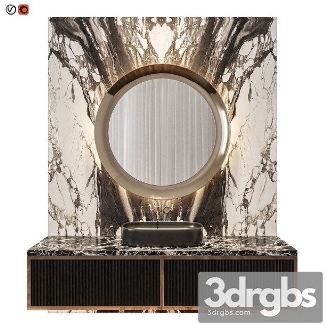 Luxury Bathroom 17 3dsmax Download - thumbnail 1