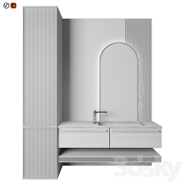 Luxury Bathroom 19 3DSMax File - thumbnail 2