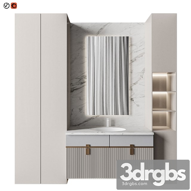 Luxury Bathroom 22 3dsmax Download - thumbnail 1