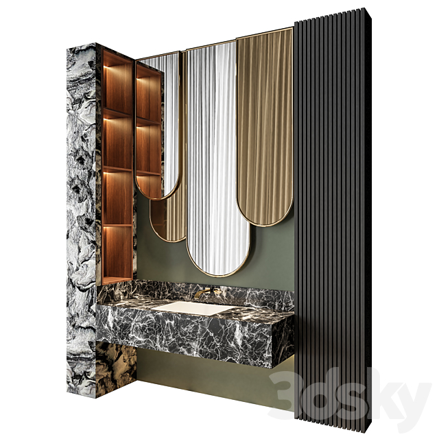 Luxury Bathroom 42 3DSMax File - thumbnail 2