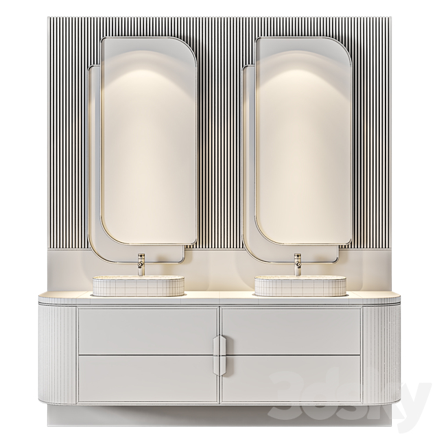 Luxury Bathroom 440 3DS Max Model - thumbnail 2