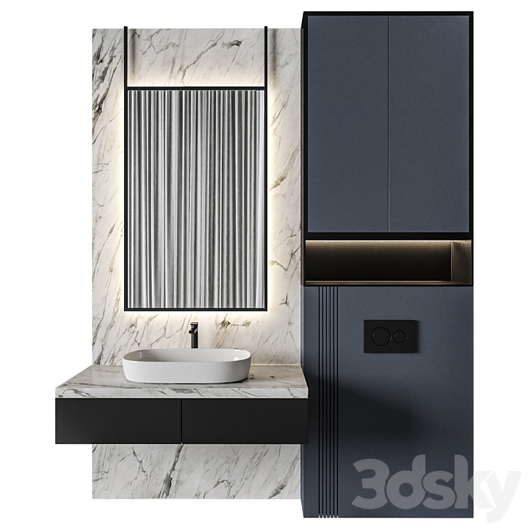 Luxury Bathroom 45 3DS Max Model - thumbnail 1