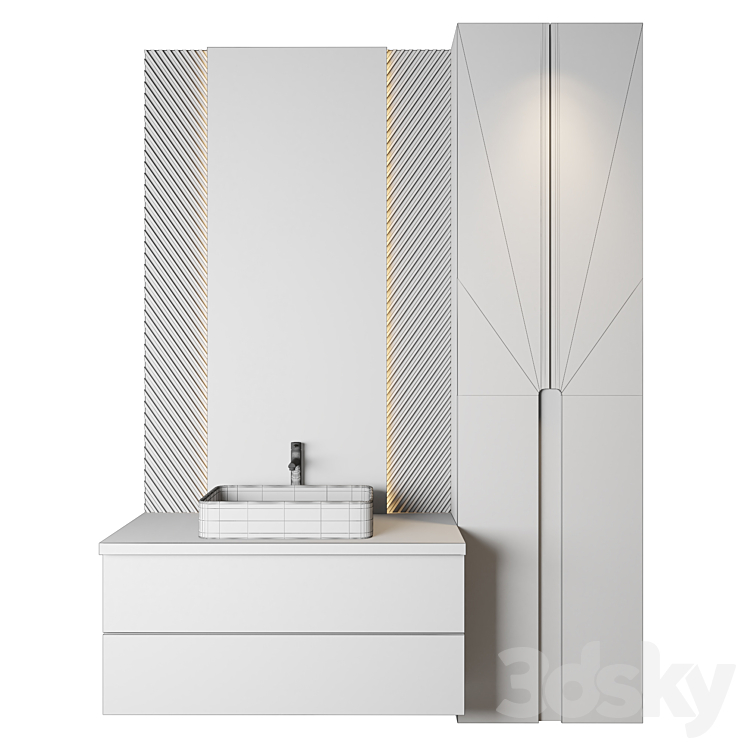 Luxury Bathroom 66 3DS Max Model - thumbnail 2