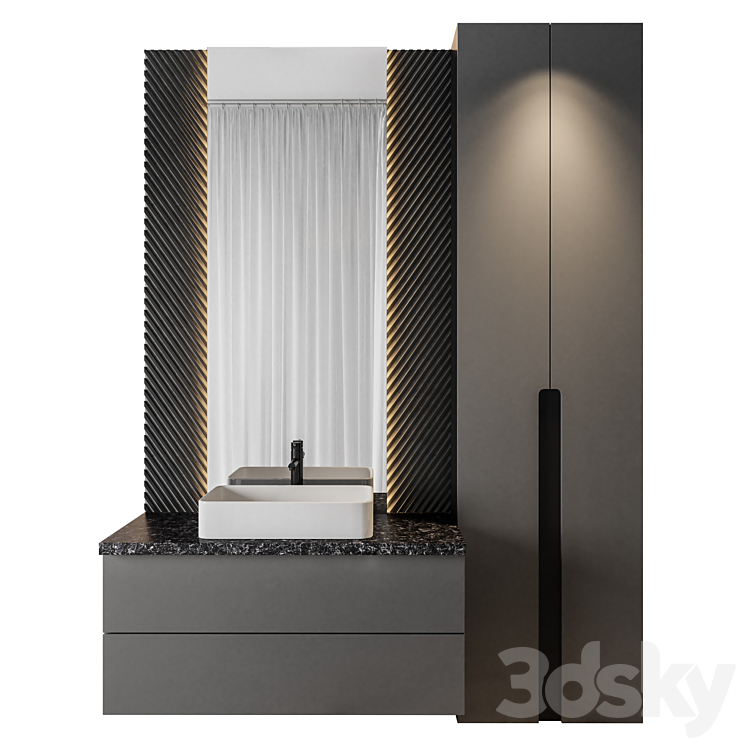 Luxury Bathroom 66 3DS Max Model - thumbnail 3