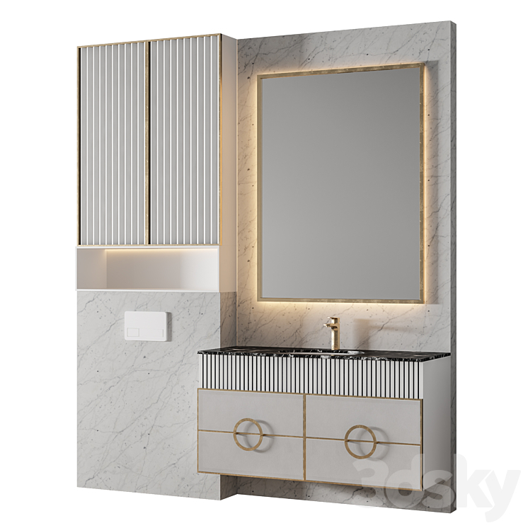 Luxury Bathroom_109 3DS Max Model - thumbnail 2