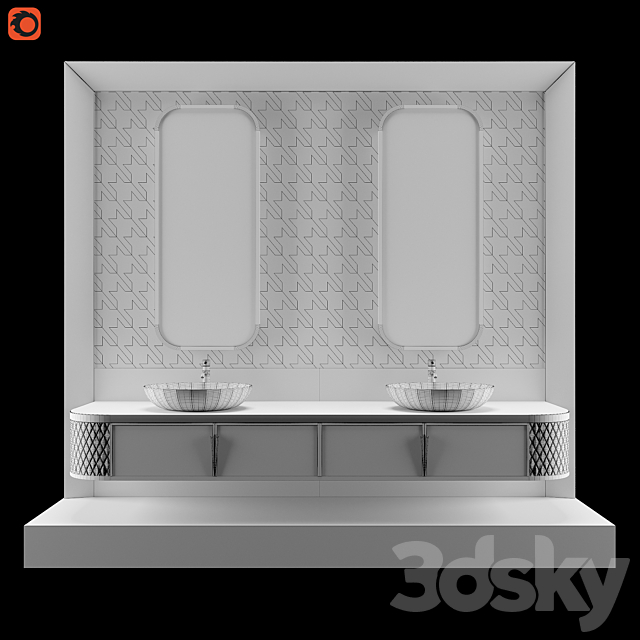 LUXURY – Wash Basin 06 3DS Max Model - thumbnail 3