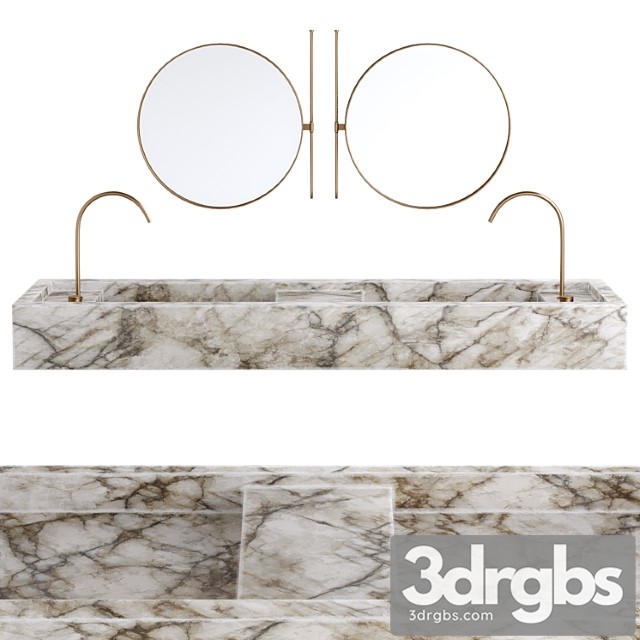 Marble Sink 3dsmax Download - thumbnail 1