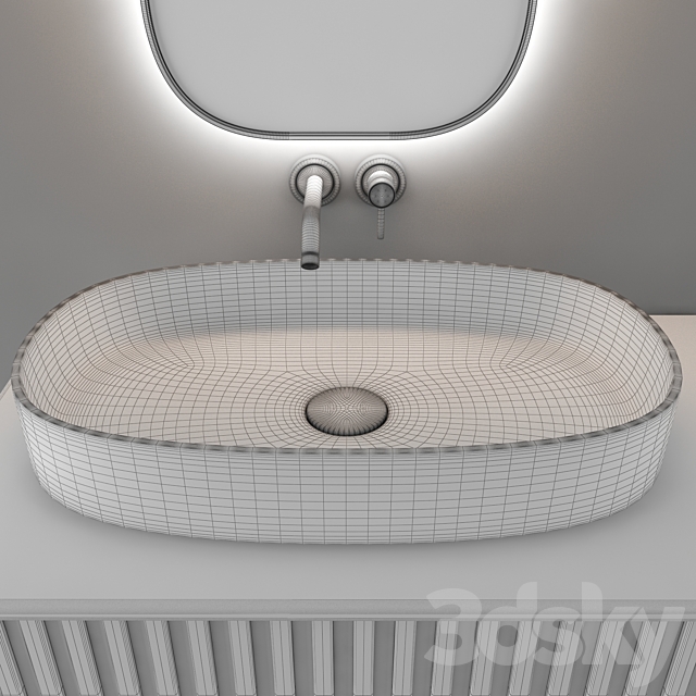 Modern Bathroom Furniture | 006 3DS Max Model - thumbnail 3