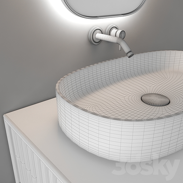 Modern Bathroom Furniture | 006 3DS Max Model - thumbnail 4