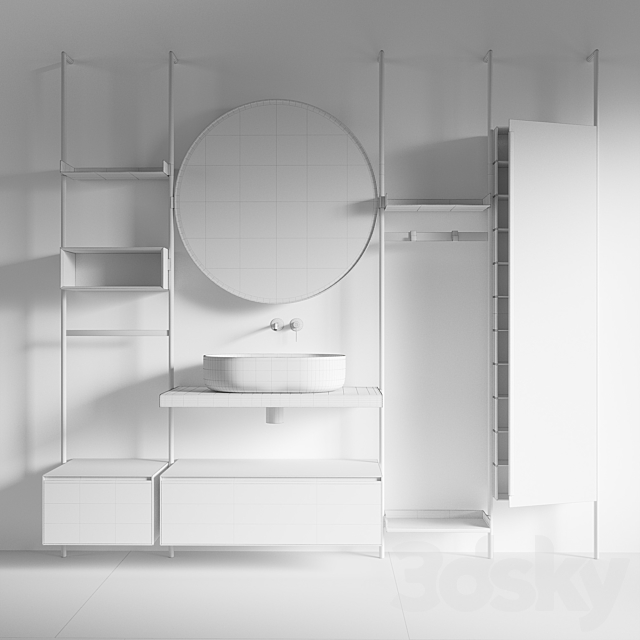 Nic Over bathroom 3DS Max Model - thumbnail 5