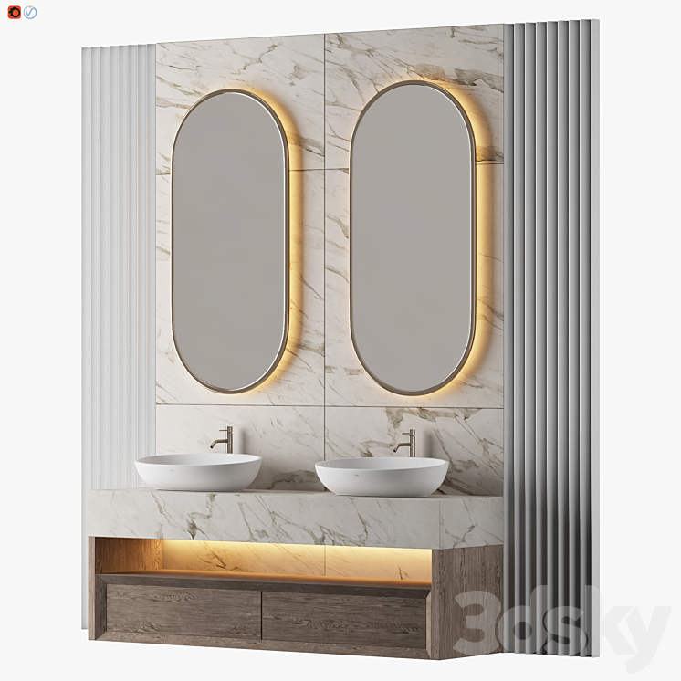 NINATAKESH Bathroom 3DS Max - thumbnail 2