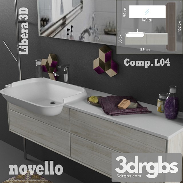 Novello Libera 3D Comp l4 3dsmax Download - thumbnail 1