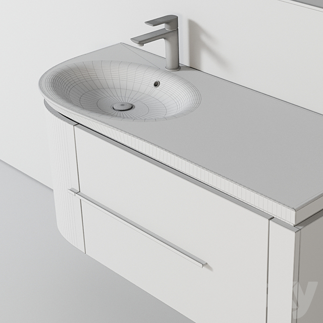 Pedro bathroom furniture 3DS Max Model - thumbnail 3