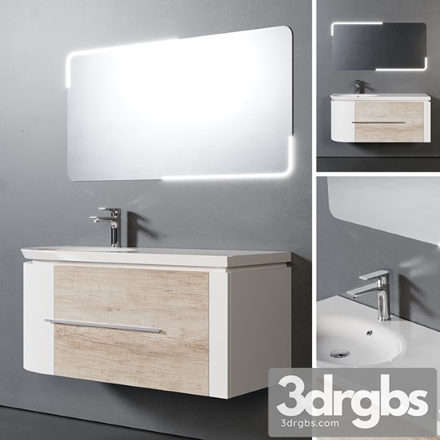 Pedro Bathroom Furniture 3dsmax Download - thumbnail 1