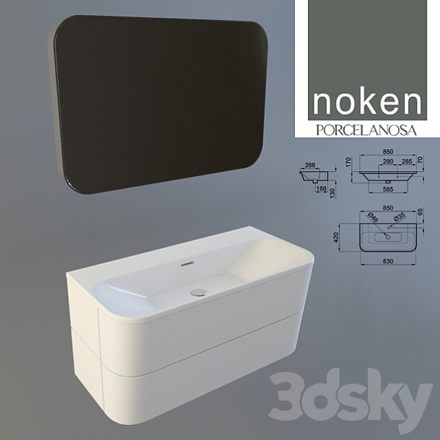 Porcelanosa Noken Bela 3ds Max - thumbnail 1