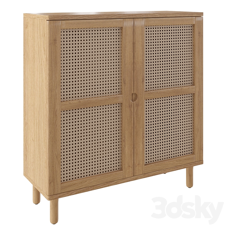 Porous Double Towel Cupboard 3DS Max Model - thumbnail 1