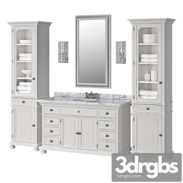 Rh St James Single Vanity 3dsmax Download - thumbnail 1