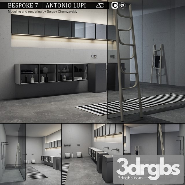 Set Bespoke 7 3dsmax Download - thumbnail 1