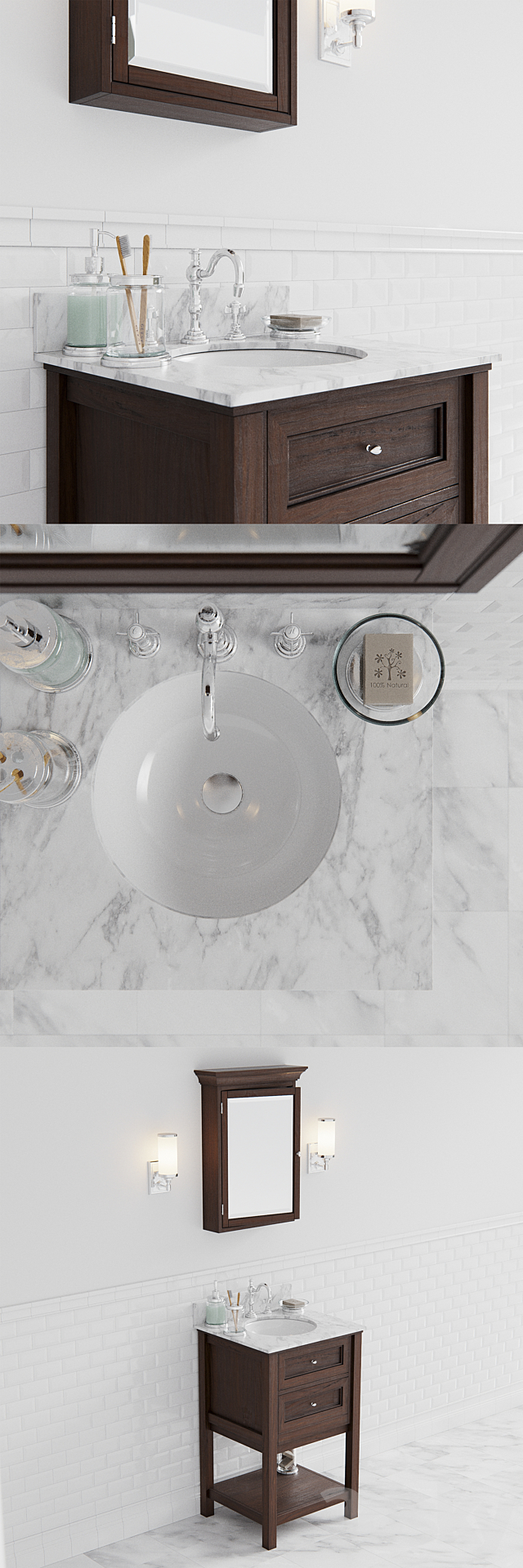 Set for bathrooms (in PRO) 3DS Max Model - thumbnail 2