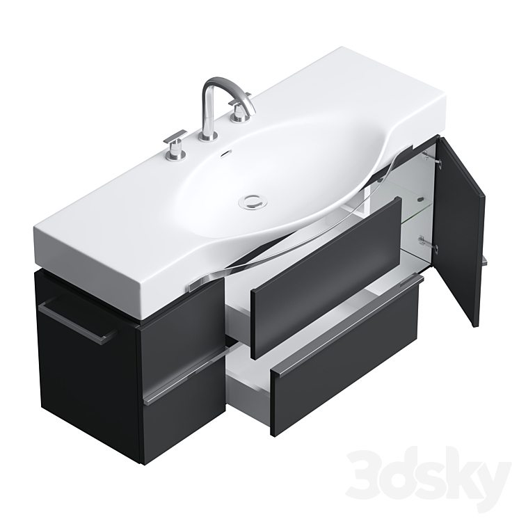 Sink – Laufen Palace 3DS Max - thumbnail 1