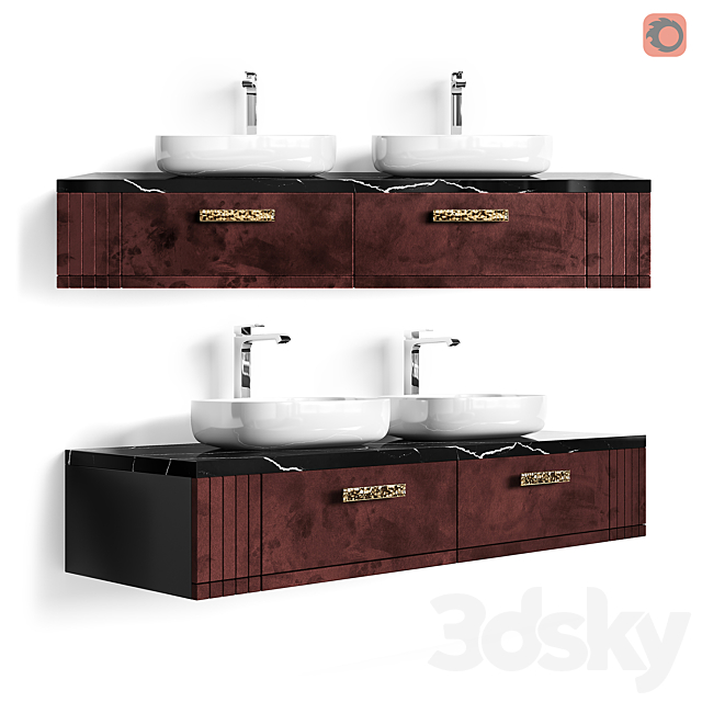 STORE 54 Hanging cabinet Jasper Double 3DSMax File - thumbnail 1