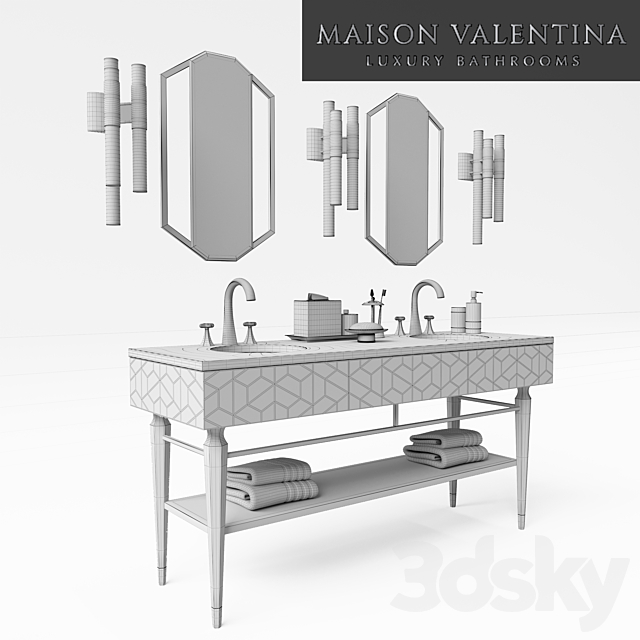 Totroise washbasin 3ds Max - thumbnail 2