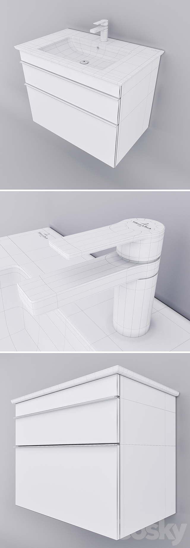 Villeroy & Boch Venticello 3ds Max - thumbnail 3