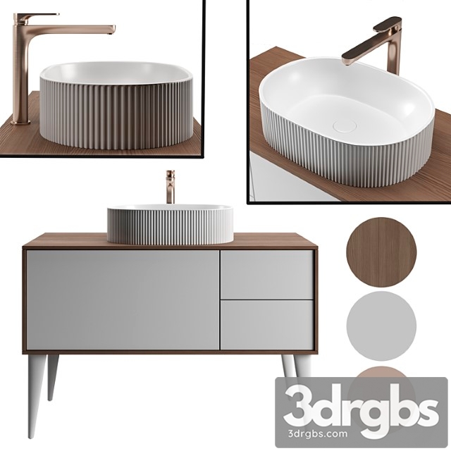 Washbasin vento by kerama marazzi - thumbnail 1