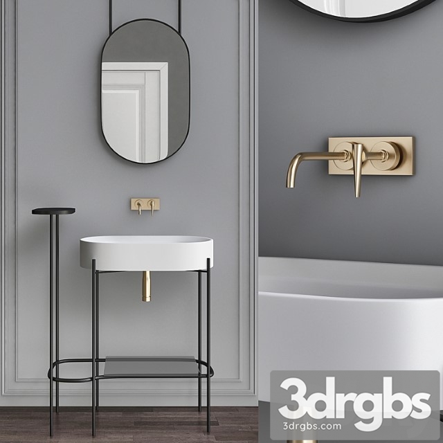 Washbasins Furniture No 11 3dsmax Download - thumbnail 1