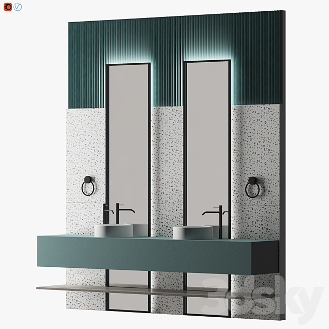 WBB Bathroom 3ds Max - thumbnail 2