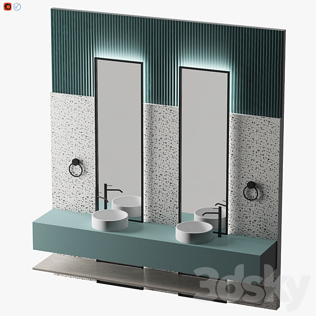 WBB Bathroom 3ds Max - thumbnail 3