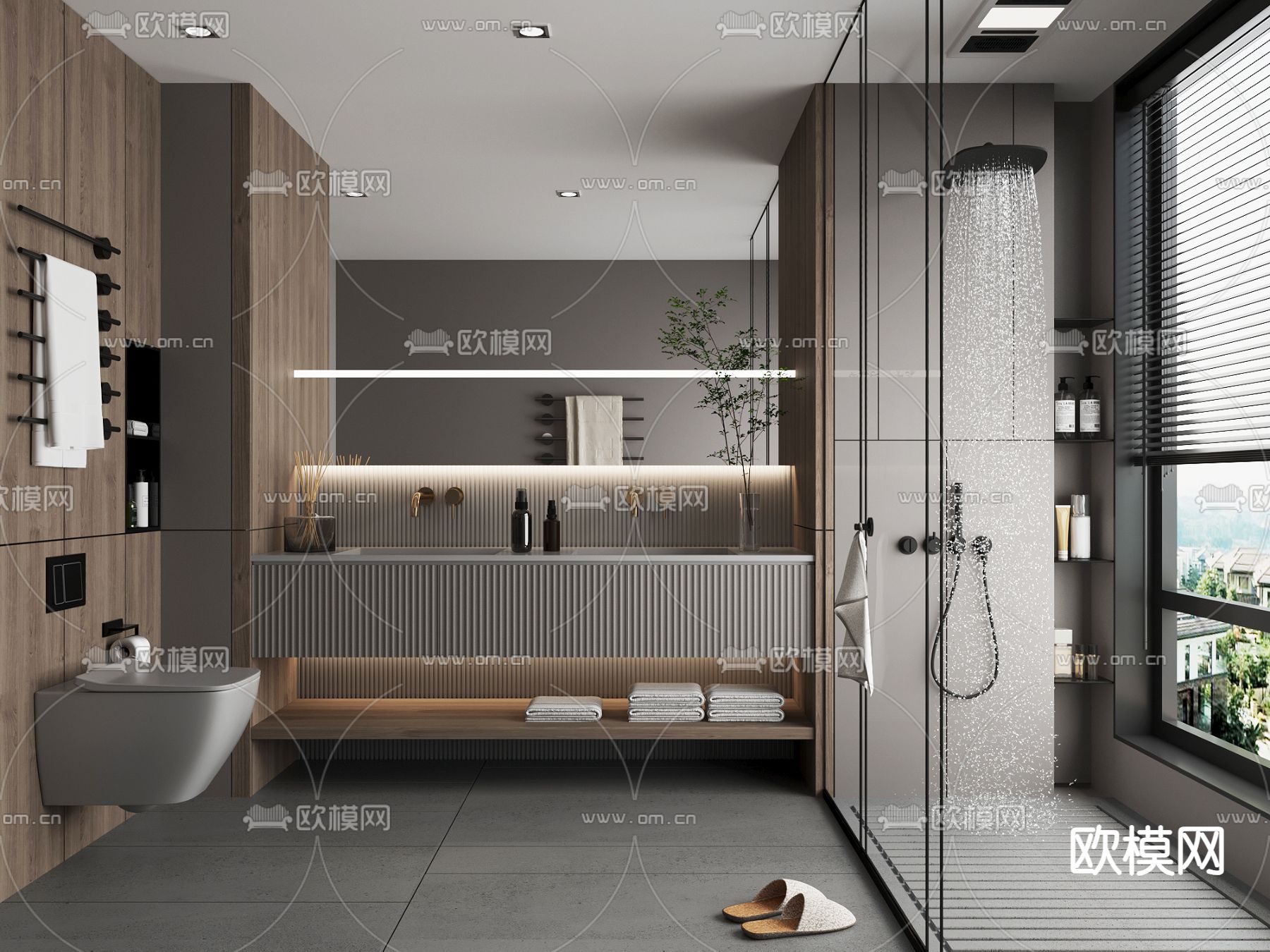 BATHROOM SETS – CORONA – 3D MODEL – 2232 - thumbnail 1