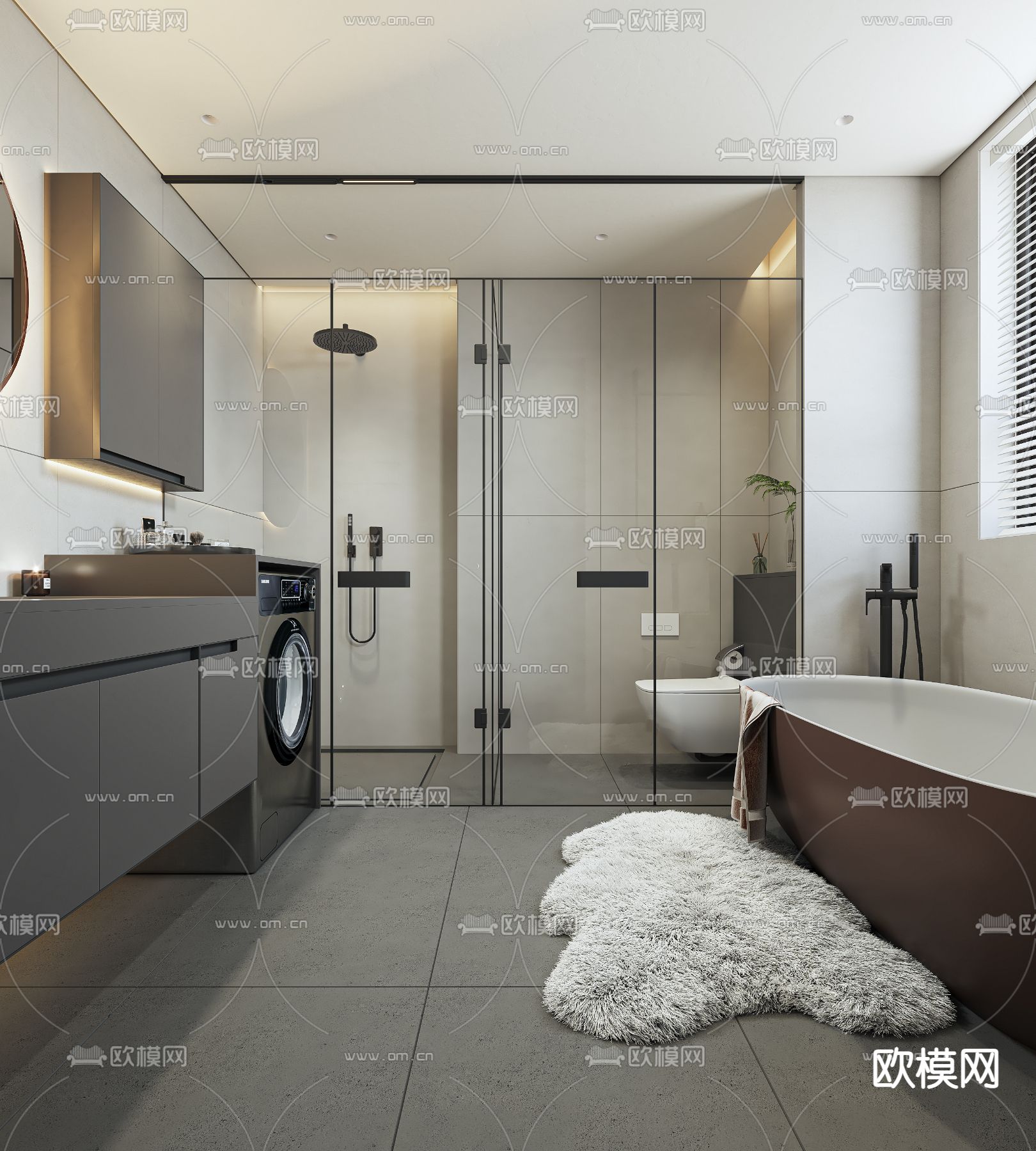 BATHROOM SETS – VRAY / CORONA – 3D MODEL – 2199 - thumbnail 1