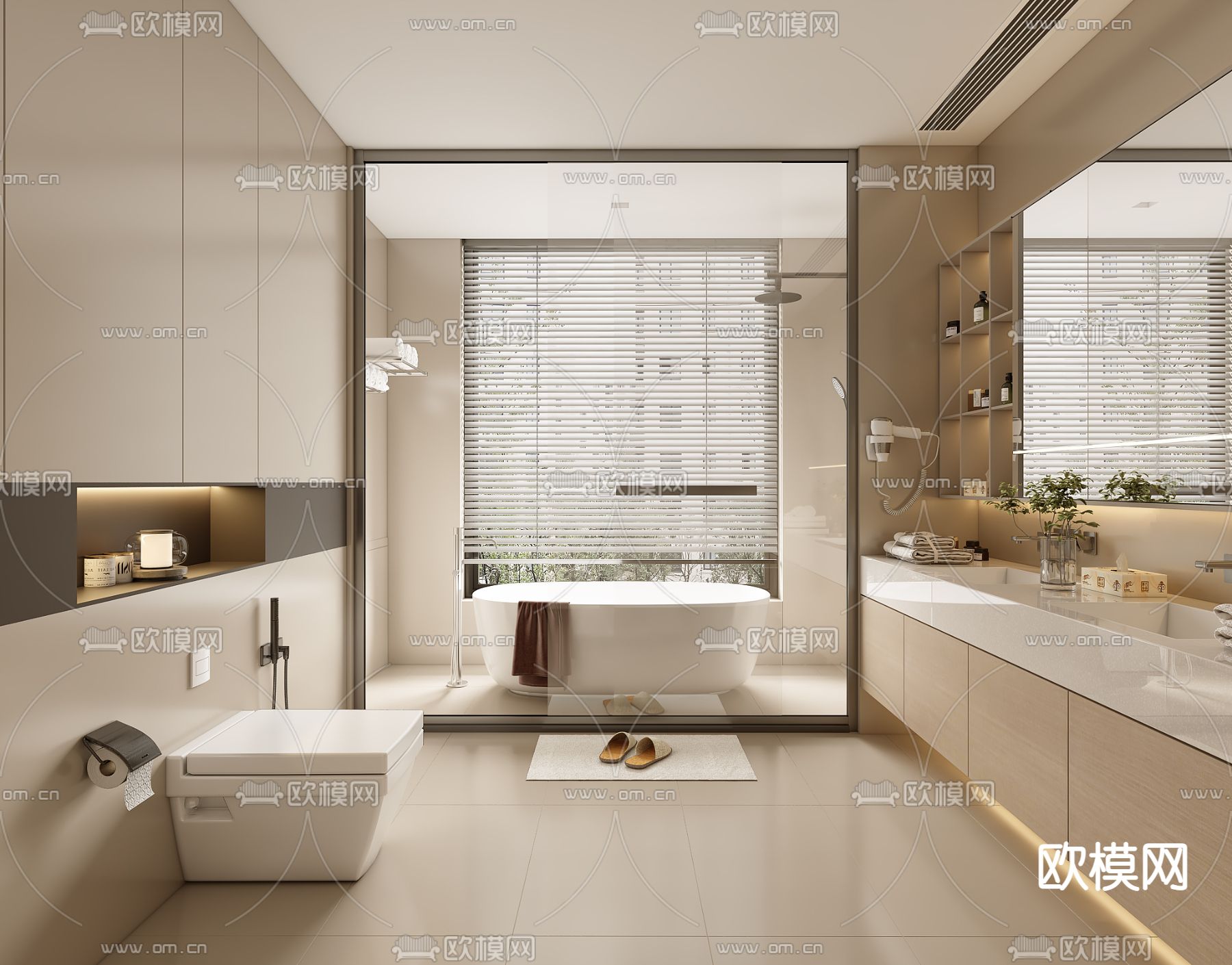 BATHROOM SETS – VRAY / CORONA – 3D MODEL – 2212 - thumbnail 1