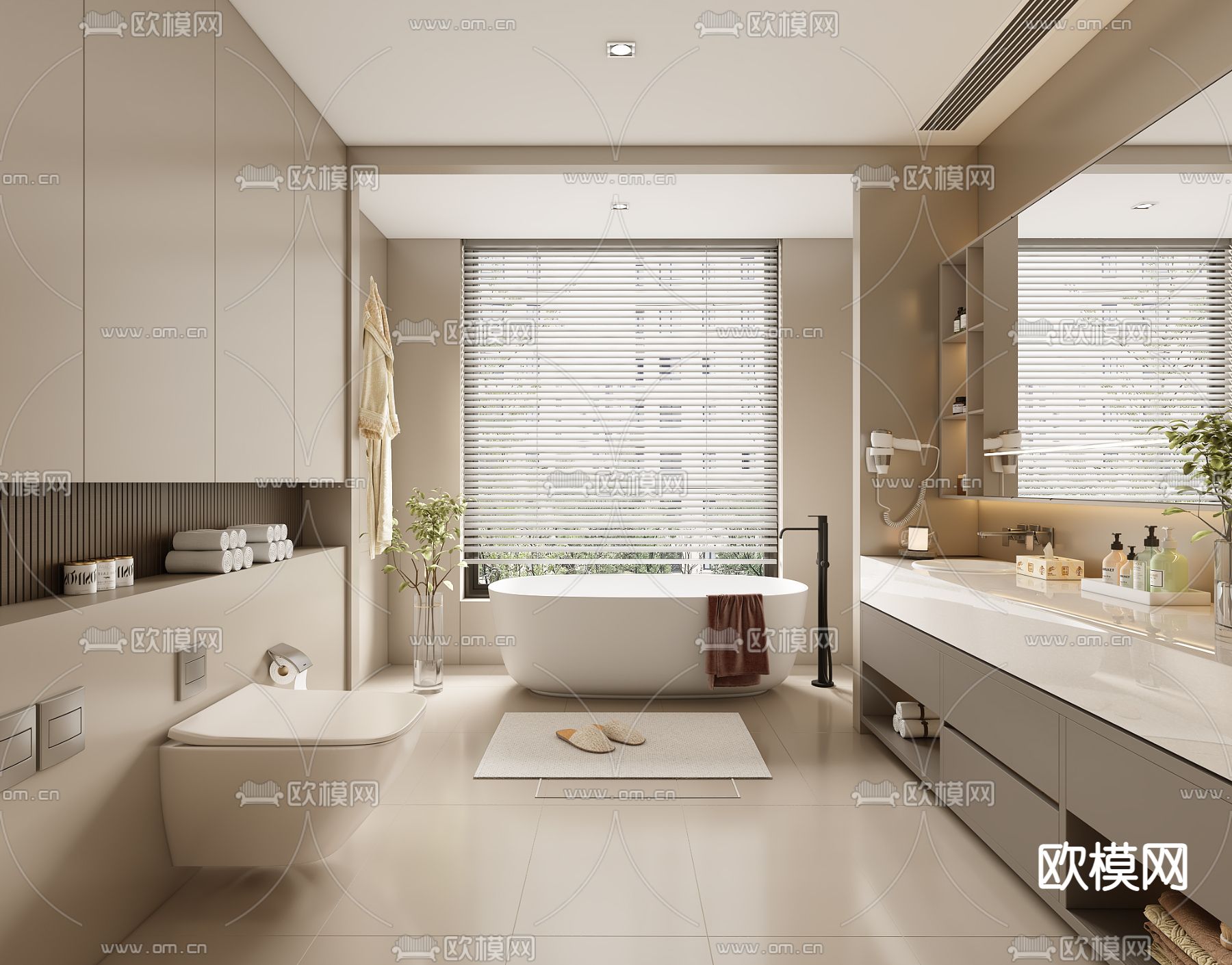 BATHROOM SETS – VRAY / CORONA – 3D MODEL – 2213 - thumbnail 1